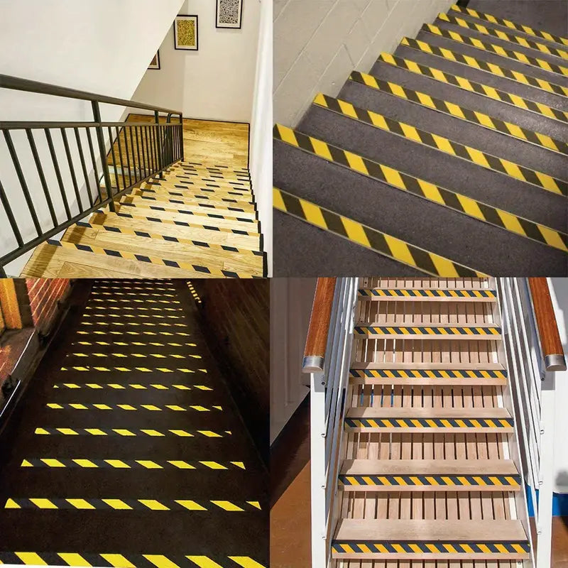 Anti-slip tape bathroom tile wear-resistant waterproof tape outdoor stair step safety warning tape