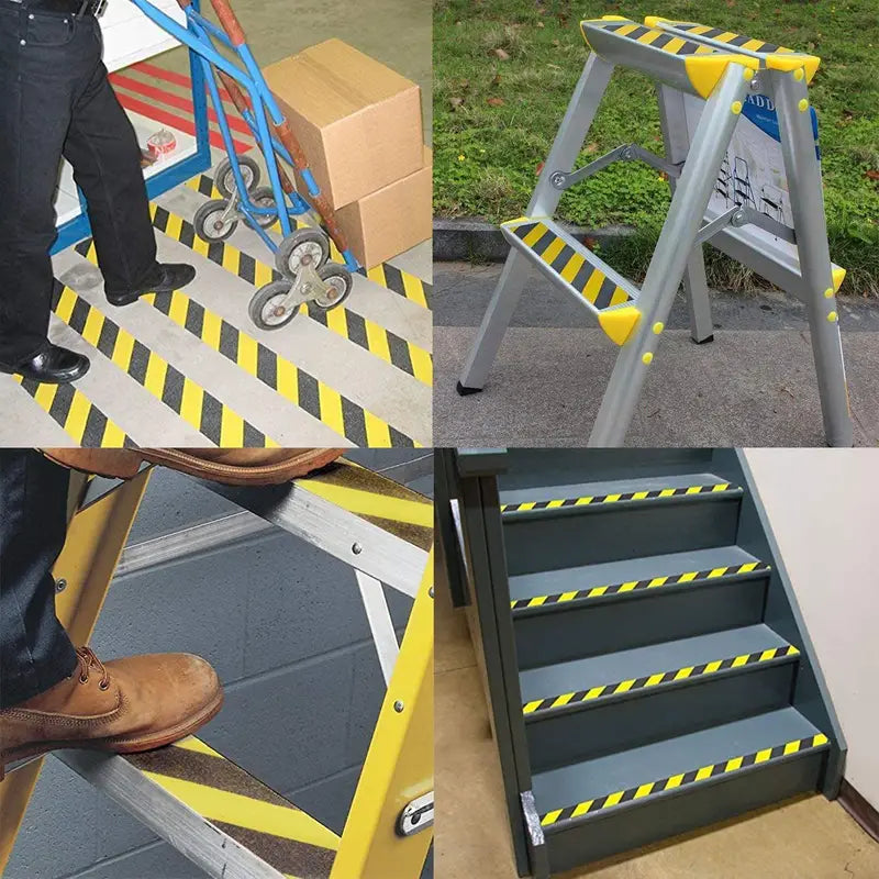 Anti-slip tape bathroom tile wear-resistant waterproof tape outdoor stair step safety warning tape