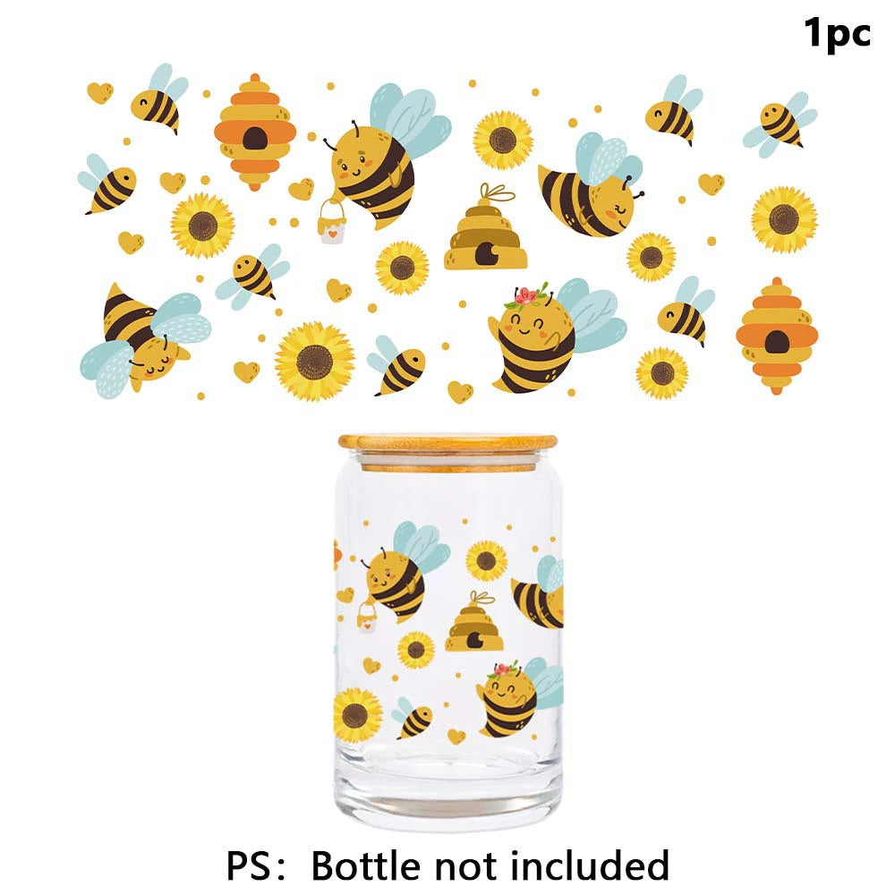 Glass AD film, crystal transfer sticker water cup decoration