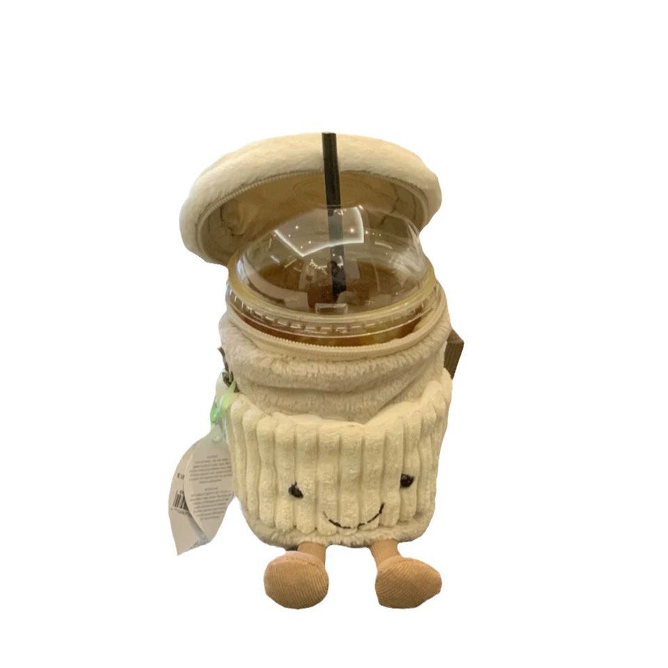 Coffee Milk Tea Bag, glass cup holder