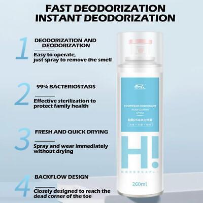 Shoes deodorant spray, removing foot odor spray