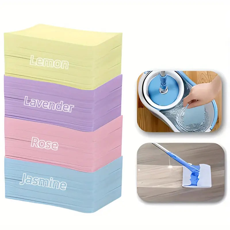 30pcs Floor toilet cleaning tablets multifunctional fragrance floor decontamination brightening tile floor cleaning sheets