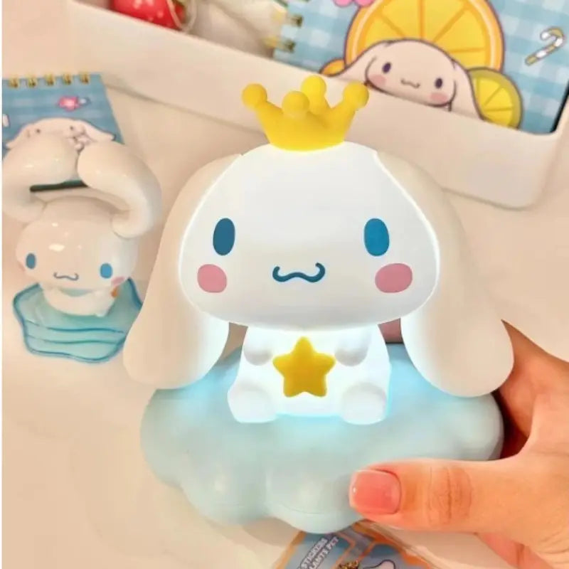 Cloud Night Light Kuromi Cinnamon pochacco Birthday Glowing Pinch Light Decoration
