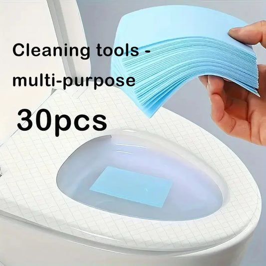 30pcs Floor toilet cleaning tablets multifunctional fragrance floor decontamination brightening tile floor cleaning sheets