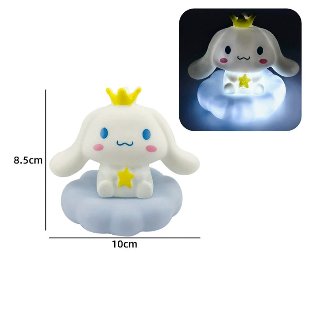 Cloud Night Light Kuromi Cinnamon pochacco Birthday Glowing Pinch Light Decoration