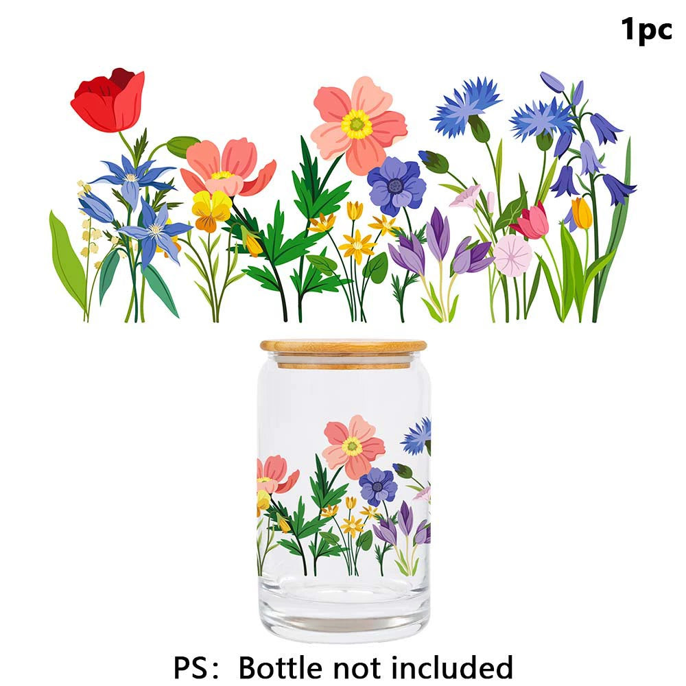 Glass AD film, crystal transfer sticker water cup decoration