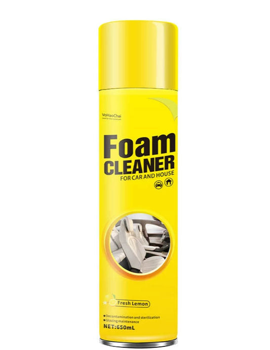 Foam cleaning agent spray