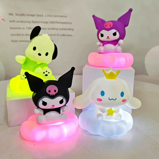 Cloud Night Light Kuromi Cinnamon pochacco Birthday Glowing Pinch Light Decoration