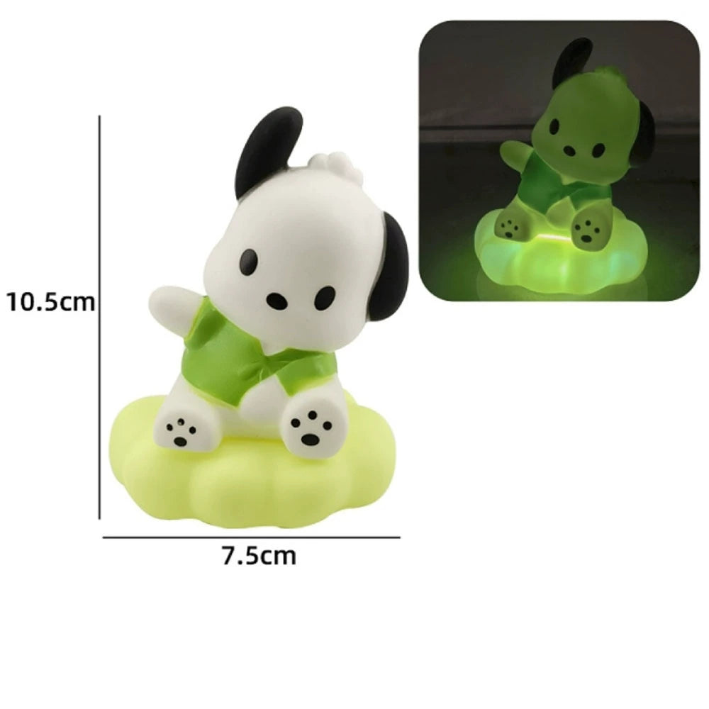 Cloud Night Light Kuromi Cinnamon pochacco Birthday Glowing Pinch Light Decoration