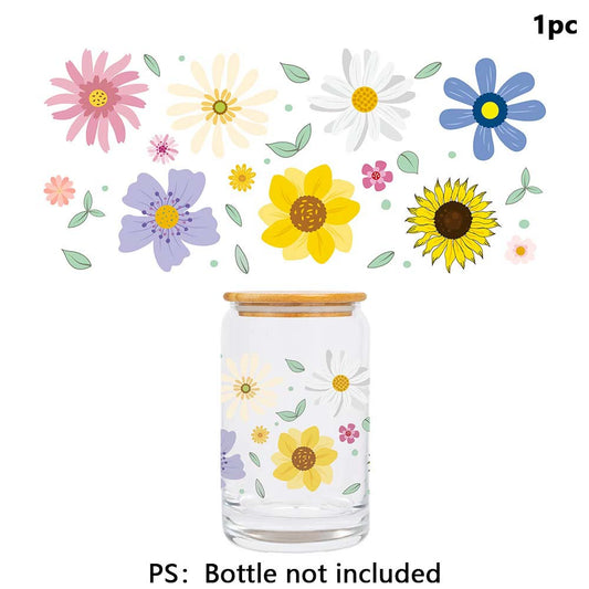 Glass AD film, crystal transfer sticker water cup decoration