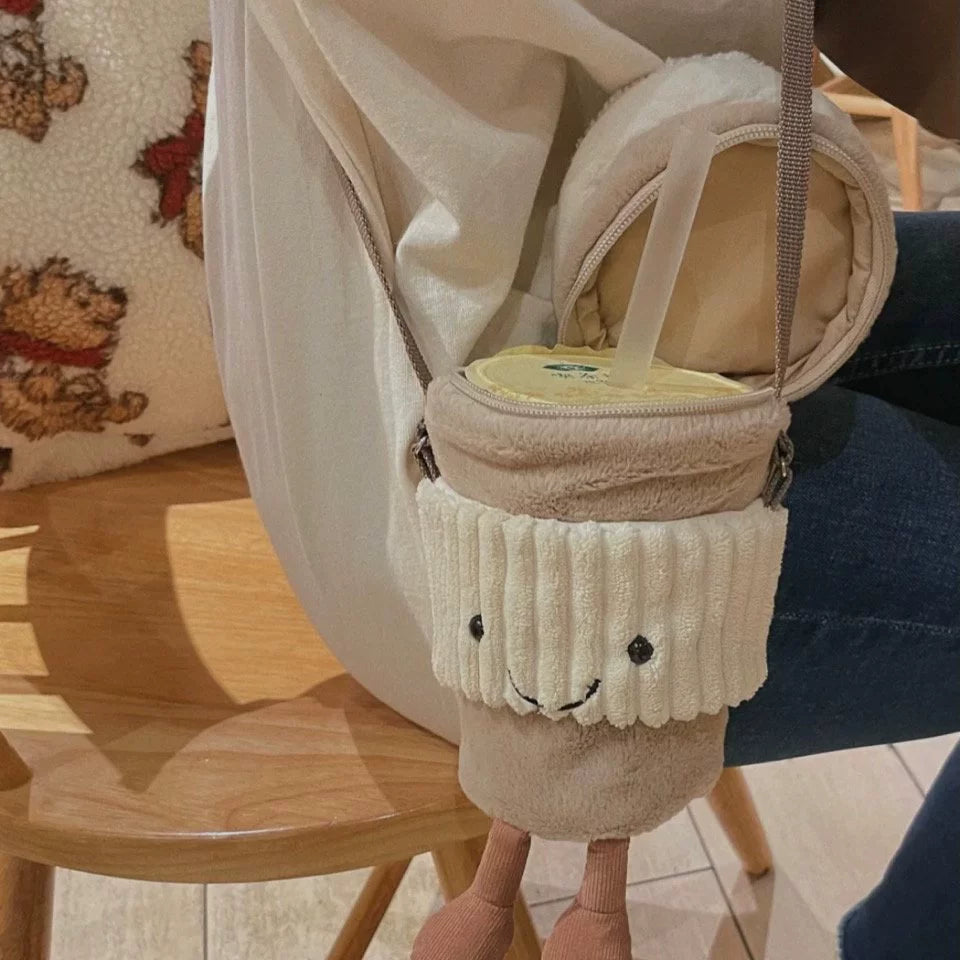 Coffee Milk Tea Bag, glass cup holder