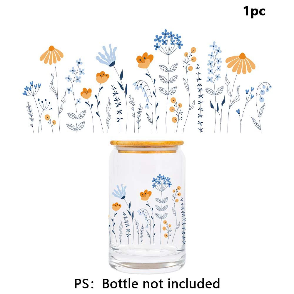 Glass AD film, crystal transfer sticker water cup decoration
