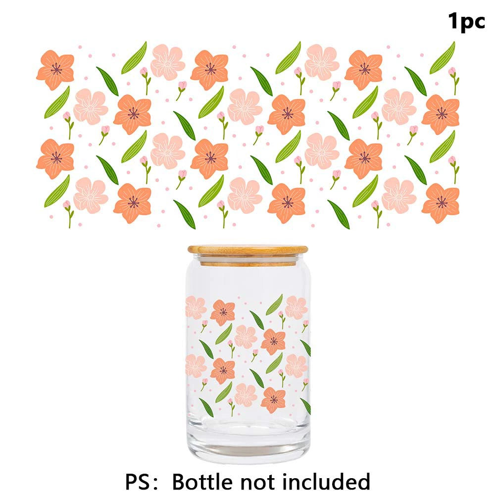 Glass AD film, crystal transfer sticker water cup decoration