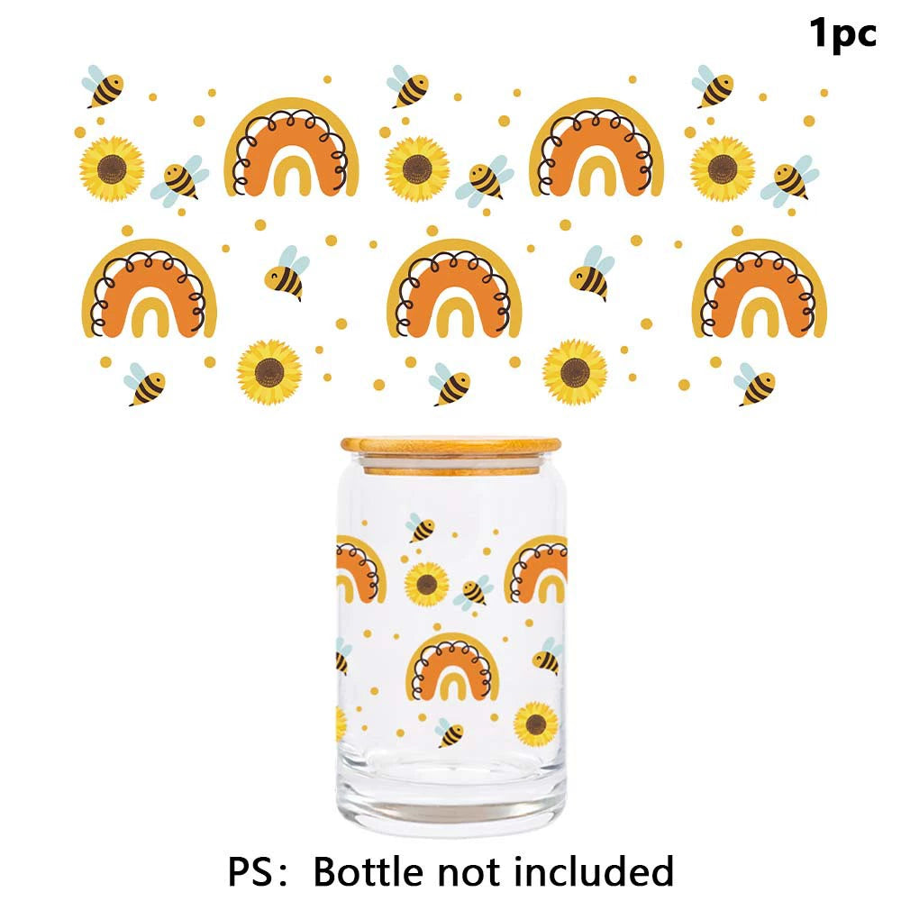 Glass AD film, crystal transfer sticker water cup decoration