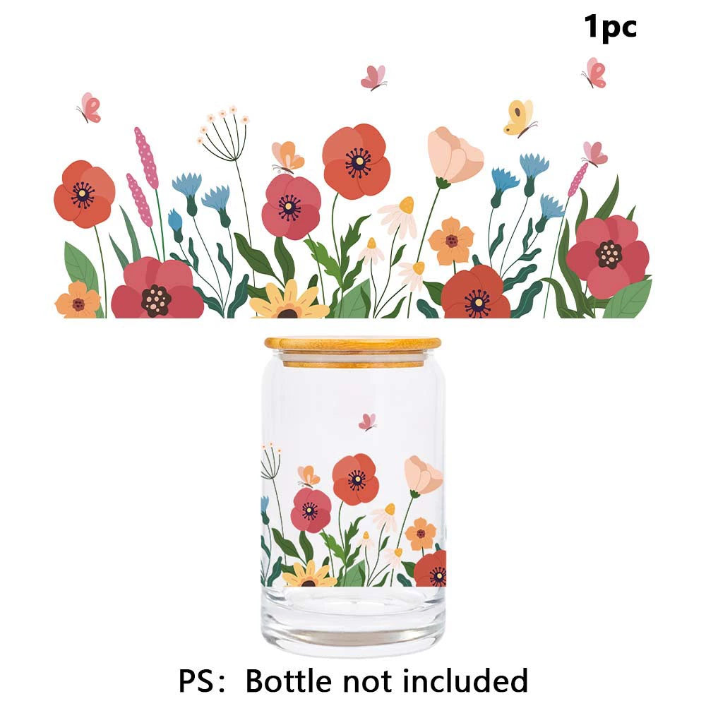 Glass AD film, crystal transfer sticker water cup decoration