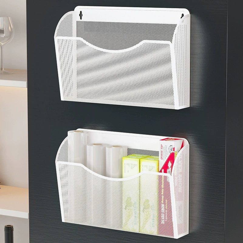 Magnetic rack Kitchen refrigerator rack punch-free side storage side magnetic seasoning box