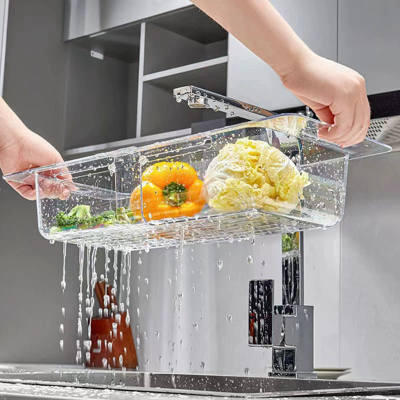 Drain Basket, sink filter drain rack washing basket sink