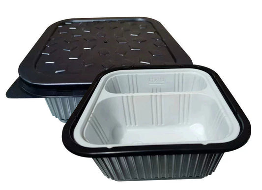 Self-heating hot pot lunch food packaging plastic box