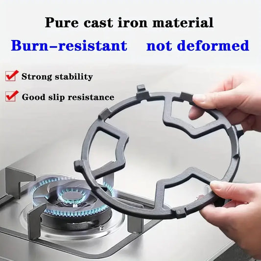 Cast iron milk pot rack gas stove rack bracket accessories stove rack small pot rack four or five claws