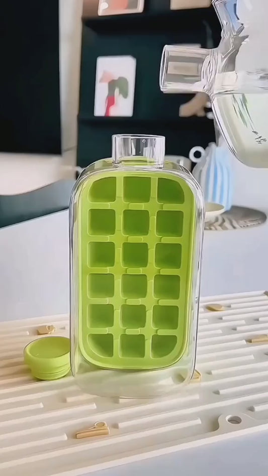 Water bottle ice tray ice making pot beverage bottl