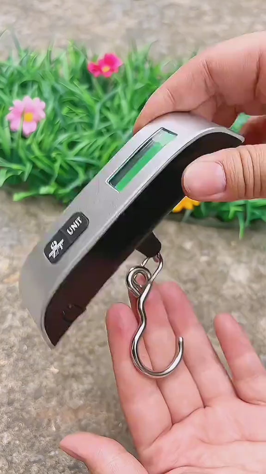 Cross-border portable scale hook electronic scale 50KG portable luggage scale household handheld weighing scale thick handle portable scale