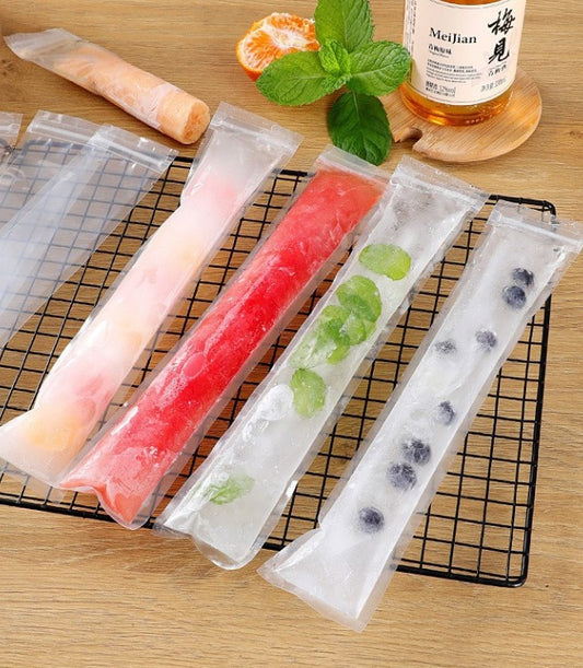 Ice pops DIY plastic (100 Pcs)