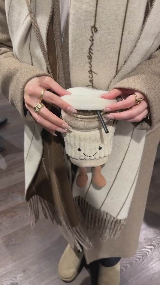 Coffee Milk Tea Bag, glass cup holder