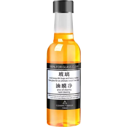 Car glass oil film remove windshield cleaning degreasing anti-rain defogger oil film agent