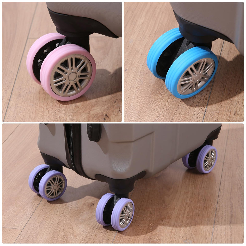 Luggage wheel cover