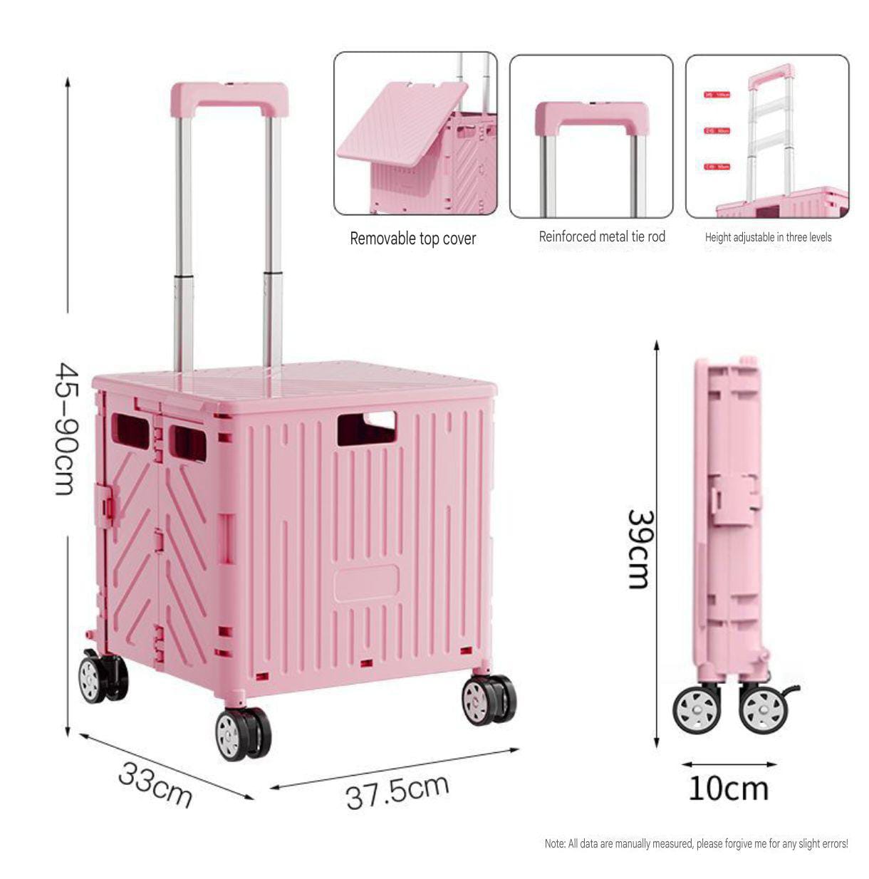 Shopping cart, grocery cart, small trolley, foldable small trailer