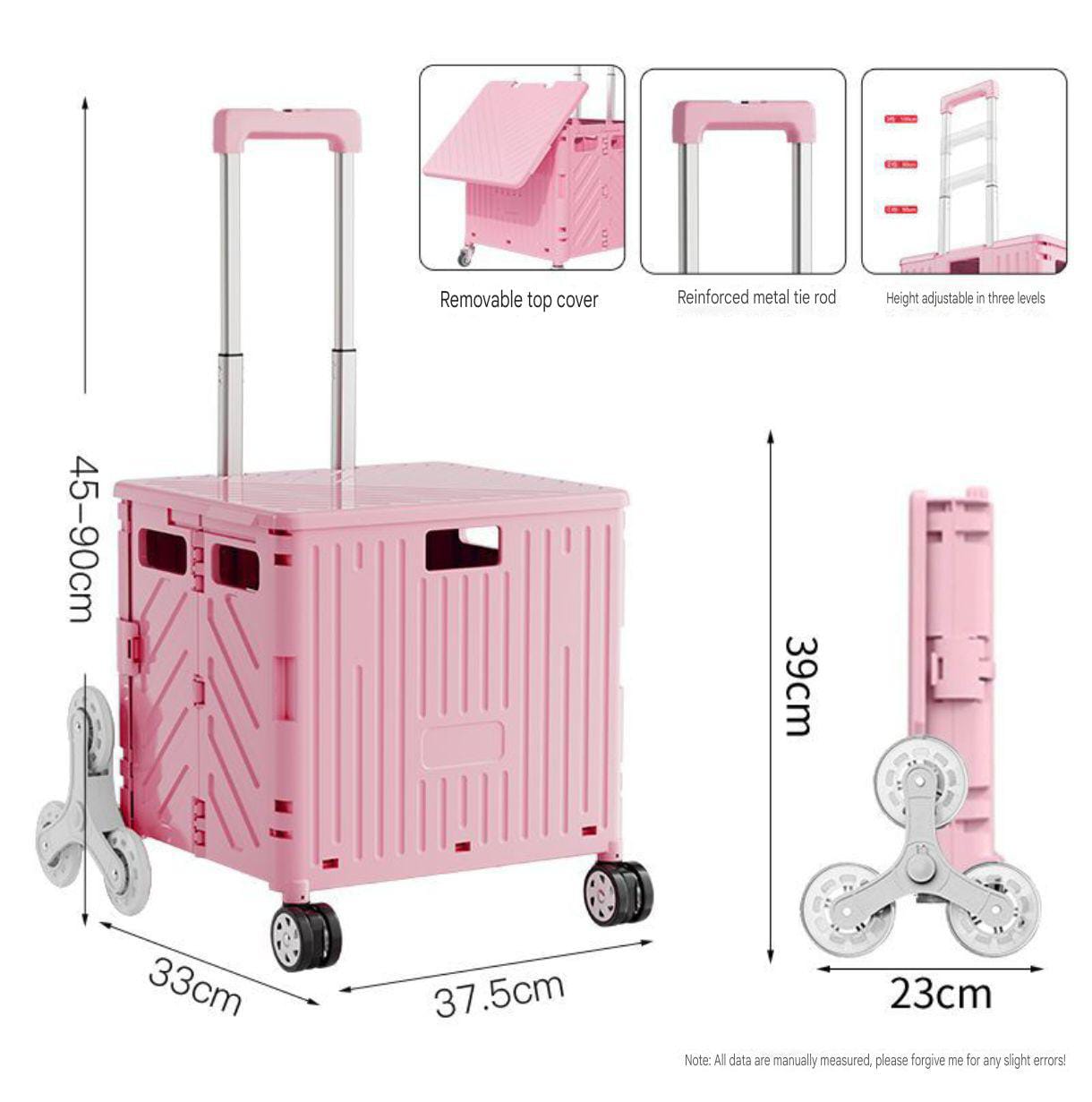 Shopping cart, grocery cart, small trolley, foldable small trailer