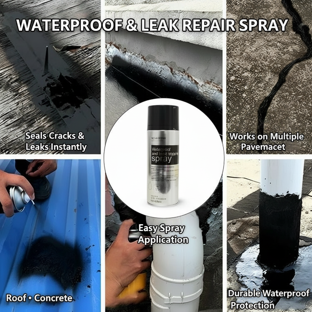 Waterproof and Leak Sealant Spray
