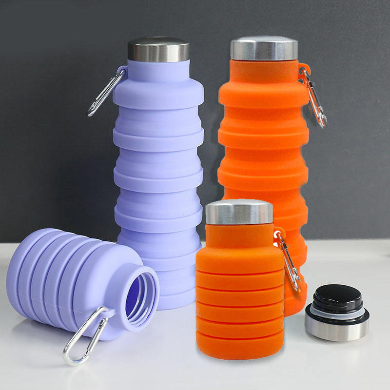 Silicone folding bottle