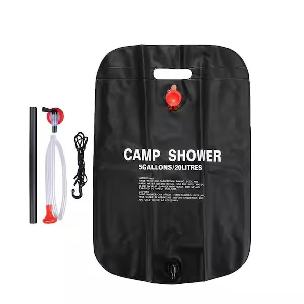 Portable camp shower