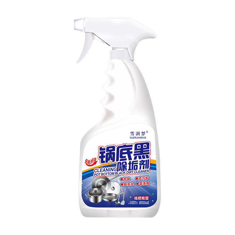 Pot bottom black scale remover stainless steel cleaning agent