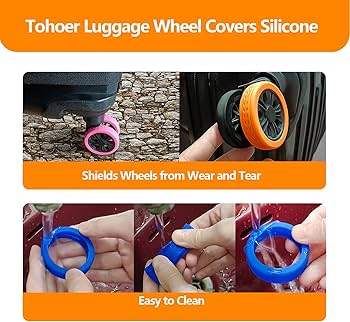 Luggage wheel cover