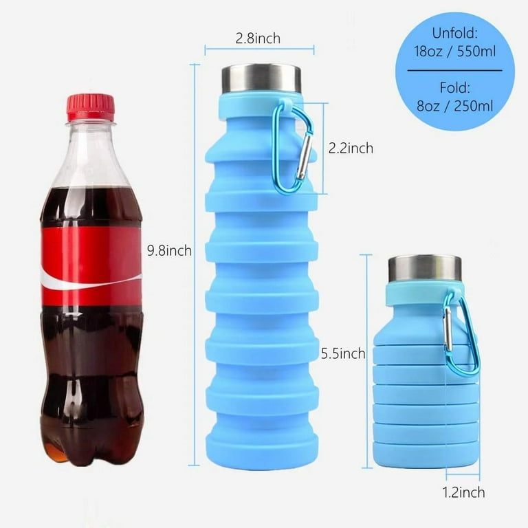 Silicone folding bottle