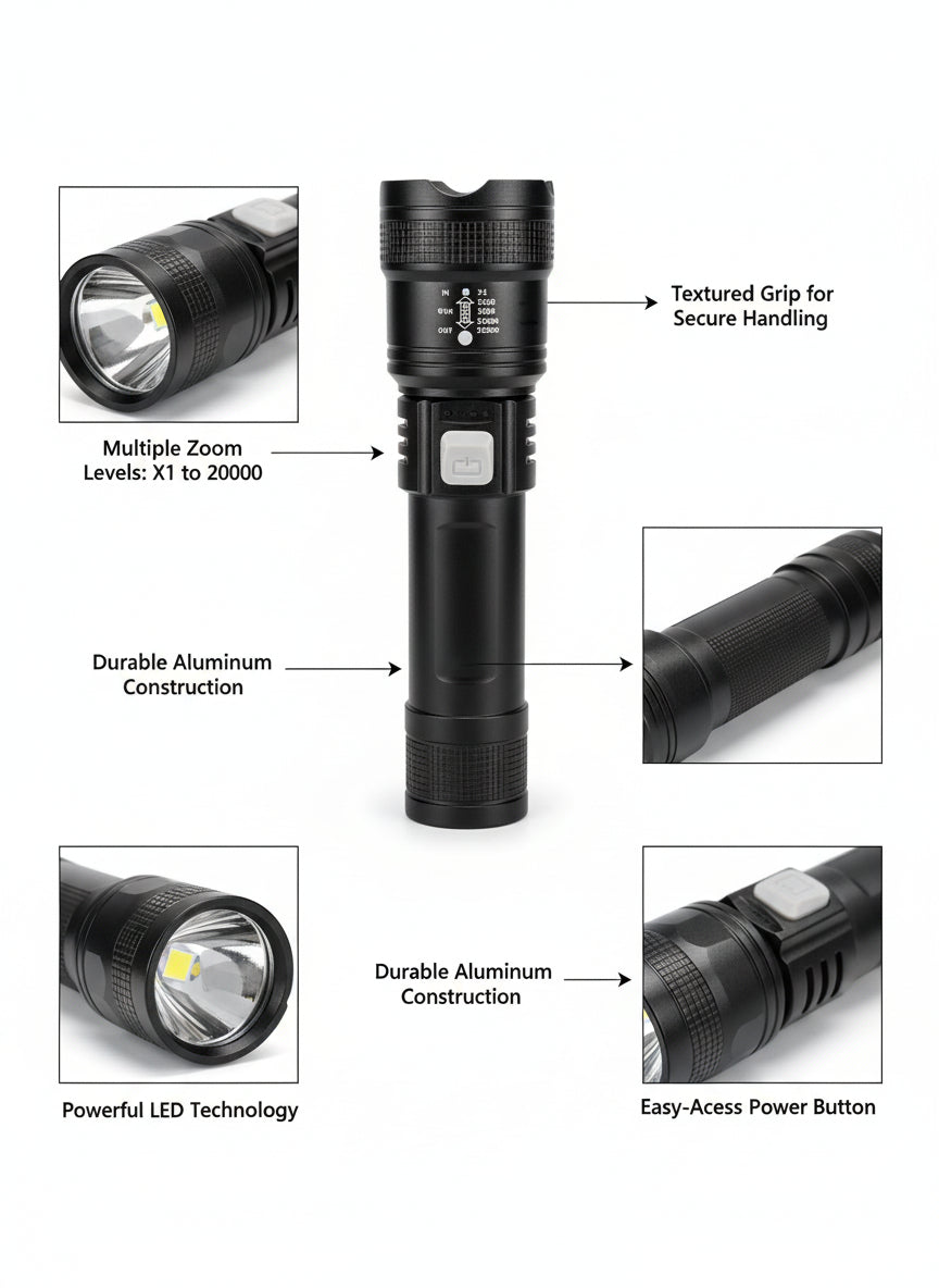 Rechargable flashlight