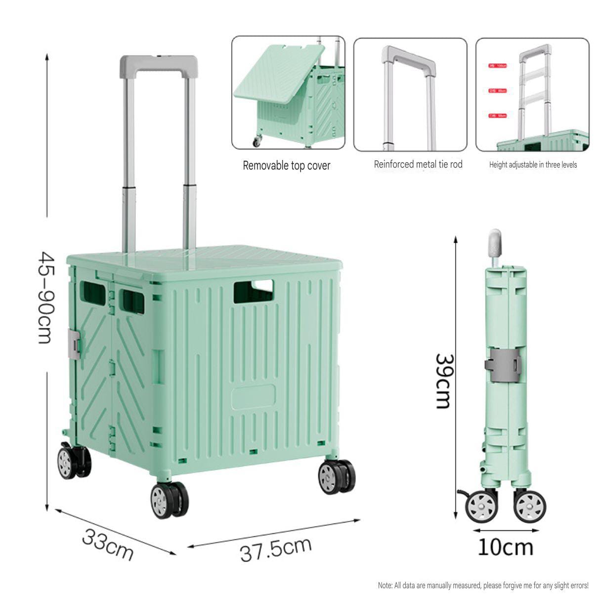 Shopping cart, grocery cart, small trolley, foldable small trailer
